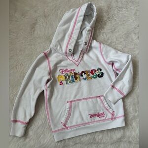 Disney Princess Pink & White Fleece Hoodie